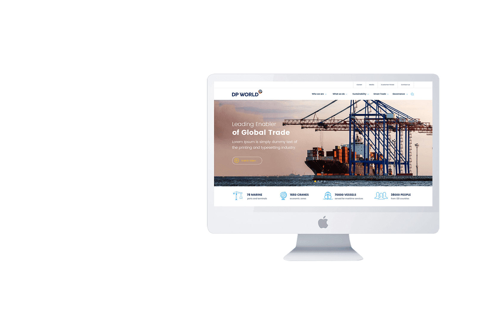 Website Design and Development Case Study - DP World